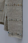SWAYING/KNIT thick beaded sweater SW212SZ15